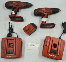 Lot Of 4 Various Hilti Tools, Sf 22-a Utilisé Travail Has Rayures Et Marques