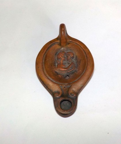 Lampes huile romaine avec - lampes,
