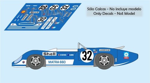 Autocollants matra ms660 - autocollants,