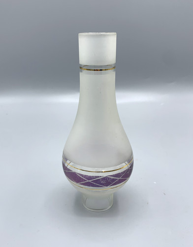Ancien verre lampe huile - verre, de