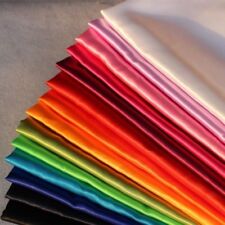 satin soyeux tissu robe mariage bal doublure loisirs créatifs moiré DIY Matériel