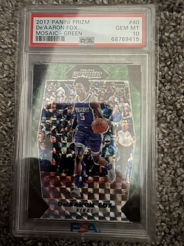 2017 panini prizm aaron - panini, de'aaron