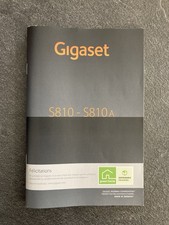 Notice Française Téléphone Gigaset S810- S810A