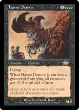 Magic MTG - Démon ravageur - Légions - MINT/NMINT - FR - FOIL