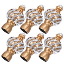  6 Pcs Embouts Pour Tringle À