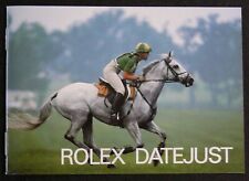 ROLEX : NOTICE UTILISATION MARS 1987 POUR ROLEX DATEJUST 13 PAGES EN TBE