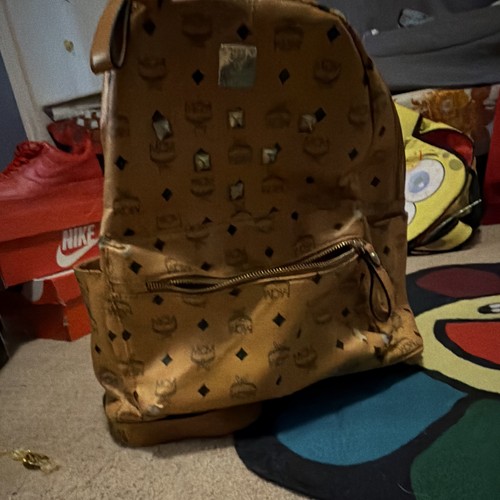 Mcm brown monogram zip - brown,
