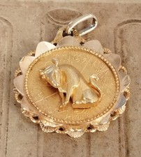 Augis Médaille Zodiaque Taurus 3,40 Grammes Or 18k 