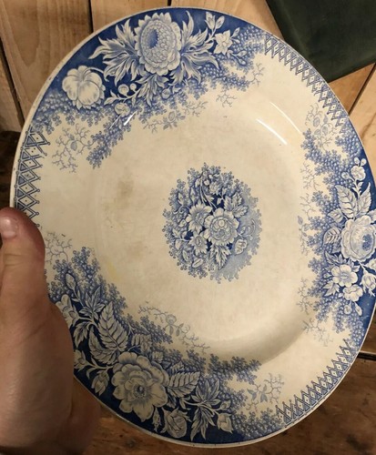Plat faïence ancienne - faïence,