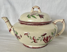 THEIERE VERSEUSE EN FAIENCE  SARREGUEMINES UC DECORS STRASBOURG