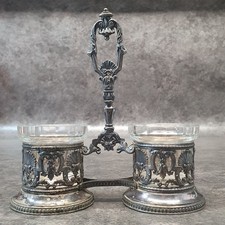 ancienne salière en métal