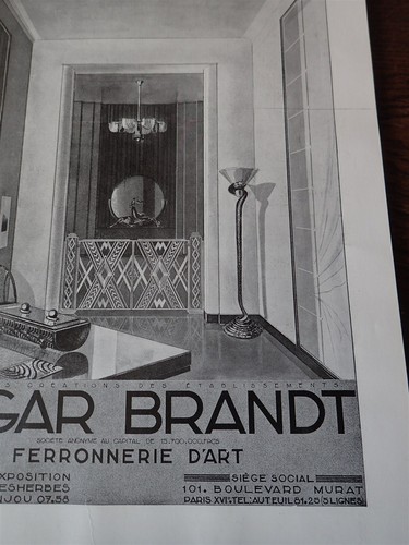 Edgar brandt ferronnerie art - brandt, d'art