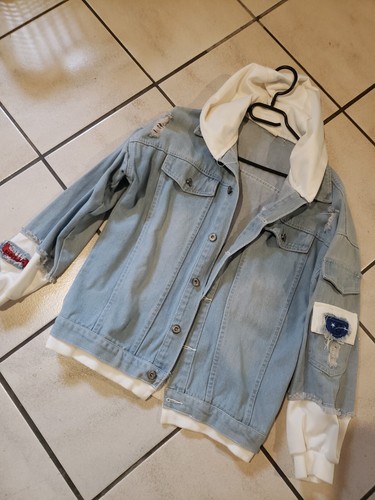 Veste jean anime - veste,