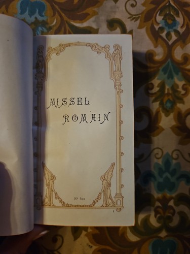 Missel romain souvenirs - romain,