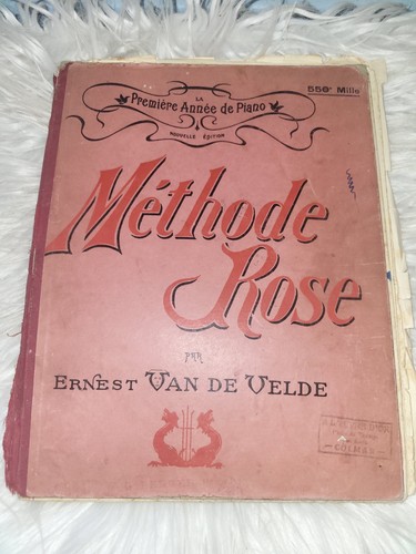 Ancienne méthode rose piano - méthode,