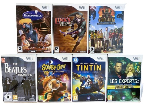 Lot jeux nintendo wii - nintendo,