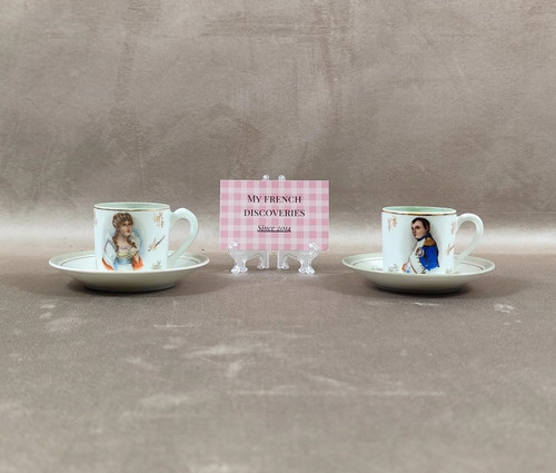 Tasse soucoupe napoléon - soucoupe, &
