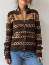 Gilet Chaps Laine Motif Navajo