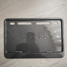 Cadre plaque d'immatriculation moto montage direct installation conduite confort