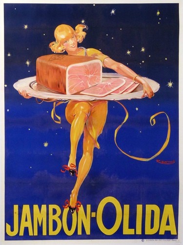 Affiche ancienne entoilee - affiche,