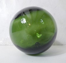 ancienne boule de verre flotteur pêche balle vintage pour jardin aquatique