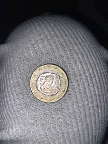 Rare piece 1euros grec - rare.,