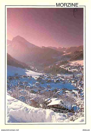Carte postale morzine - carte,