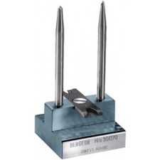 Bergeon 30070 Déchasse plateau, avec 2 broches trou Ø 0.10 et 0.20 mm SWISS MADE