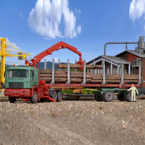 Camion man grumier - avec, bois