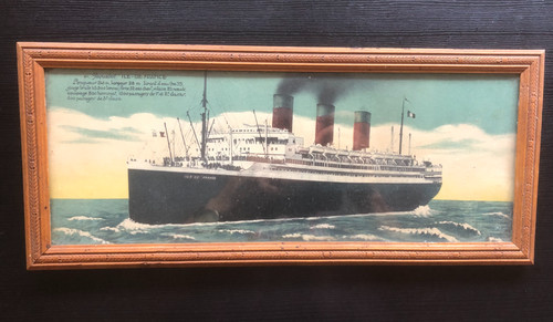 Gravure litho ancienne - gravure,