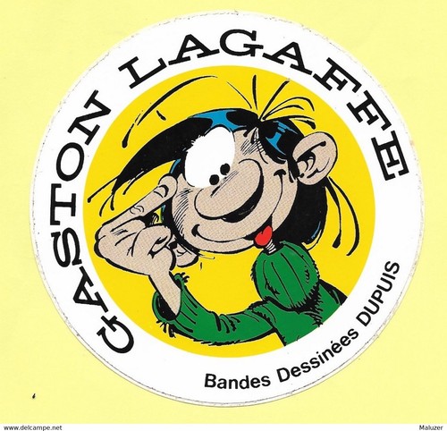 Autocollant gaston lagaffe - autocollant,