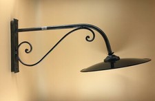 Applique Murale D'Extérieur En Fer Forgé Avec Plat En Émail 3450