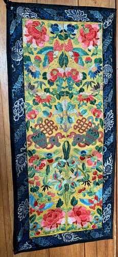 Ancienne broderie chinoise - , sur