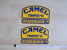 2 autocollants CAMEL TROPHY'91