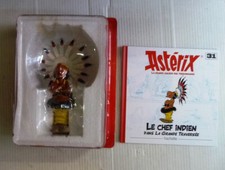 grande figurine resine le chef indien asterix hachette uderzo goscinny