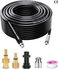 10m Déboucheur Canalisation Compatible avec Karcher/Lavor/Bosch Nettoyeur Haute 