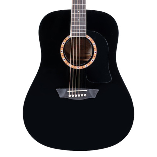 Washburn wd100dlbk dreadnought - washburn,