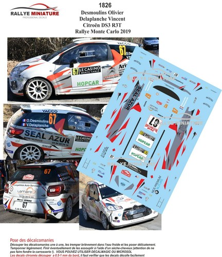 Decals ref 1826 citroen - decals,