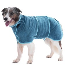 Peignoir pour chien en microfibre ultra absorbant - Pour séchage rapide - Ser...