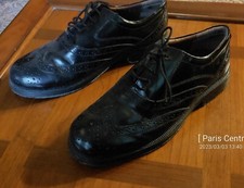 CHAUSSURES ANGLAISES  RICHELIEU NOIRES POINTURE 12 anglais 47 UE