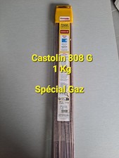 CASTOLIN 808G brasures Argent 6% Special GAZ  Ø2 L500 mm - étui 1kg