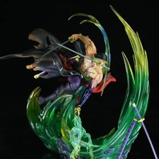 Figurine One Piece Zoro Onigashima LED 24cm | Statuette PVC Lumineuse Collection