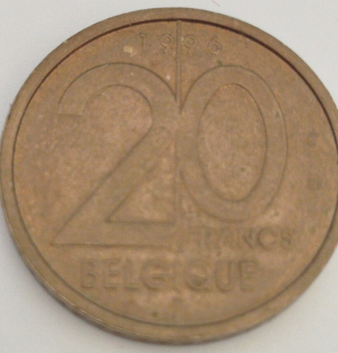 Pièce francs belge - de,