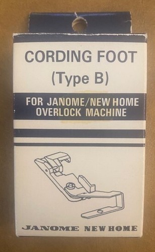 Janome serger cording foot - cording,
