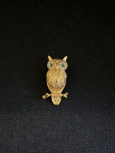 Broche pins vintage hibou