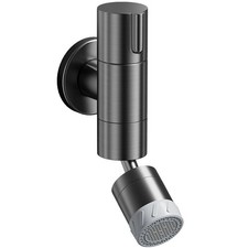 Robinet mural en acier