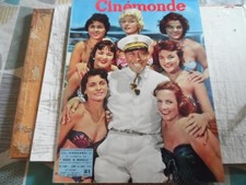 CINEMONDE NO 1149-08/1956-FERNANDEL-BRIGITTE BARDOT-MARTINE CAROL-FILMS -DIVERS