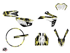 PACK Kit Deco + Housse de Selle 50cc BARBARIAN Rieju MRT 50 Jaune Neon
