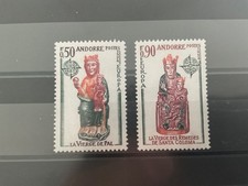ANDORRE. 1974. 2 TIMBRES DIFFÉRENTS NEUFS LUXES.  EUROPA 1974. BELLE COTE.