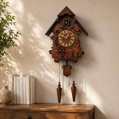 Horloge coucou avec pendule - à,